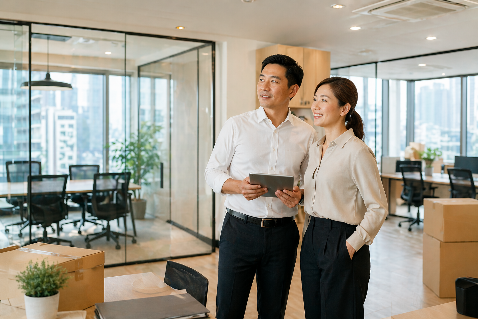 photo of people in office