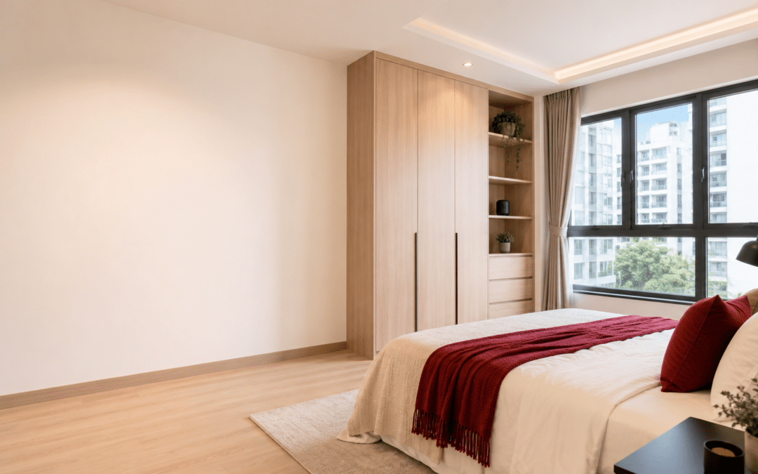 Newly renovated Singapore home illustrating formaldehyde treatment costs