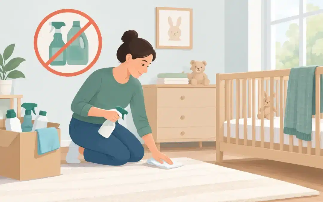 How to Reduce Nursery Chemicals Before Move-In