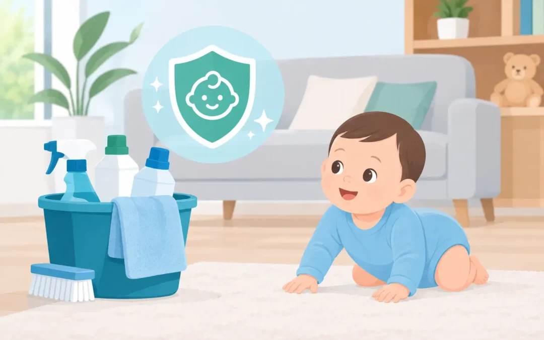 Are Cleaning Chemicals Safe for Infants at Home?