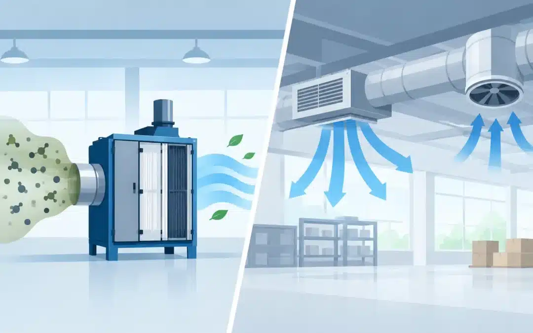 VOC Treatment Versus Ventilation Methods Compared
